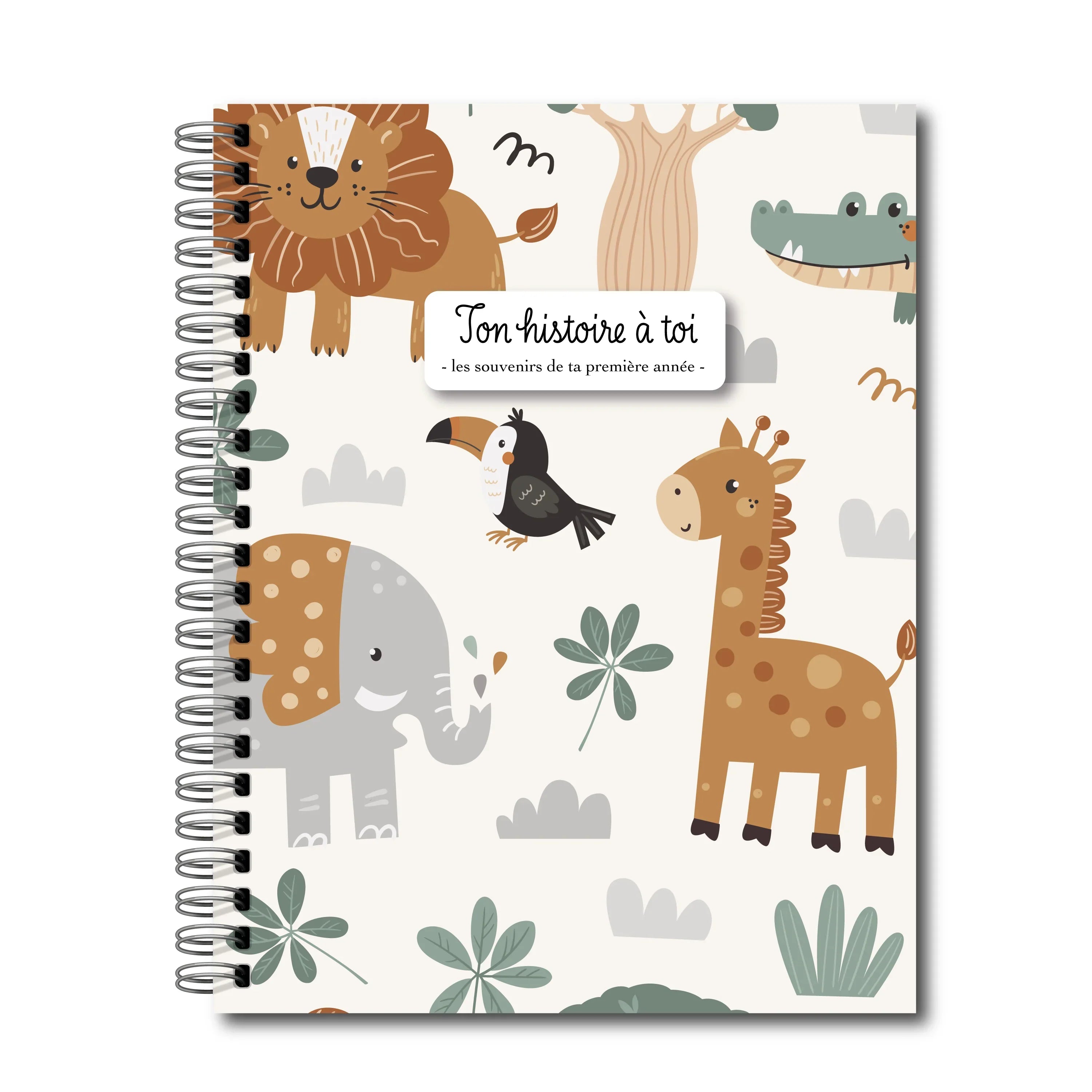 Livre De Naissance Souple Jungle