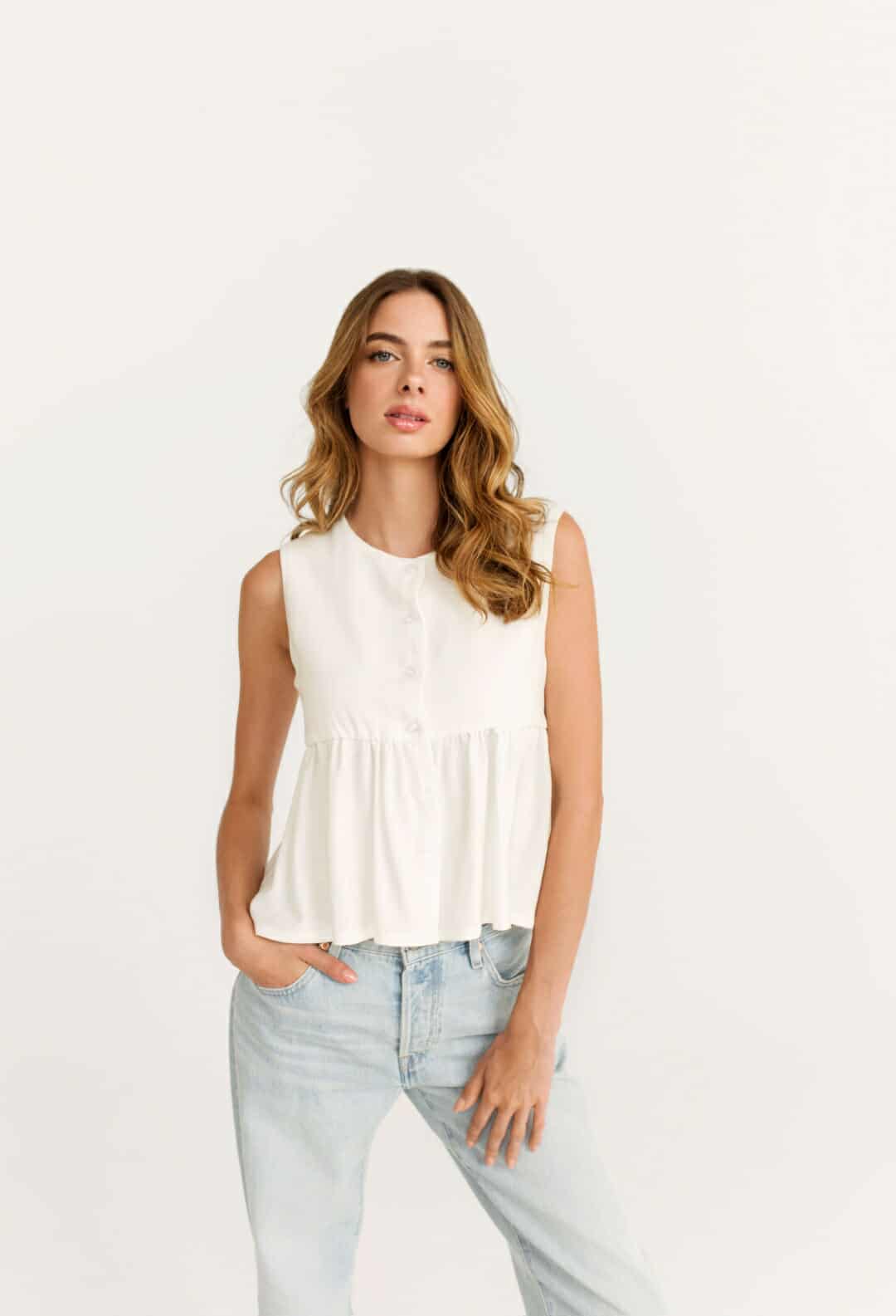 Blouse Léanne Blanche