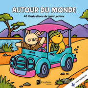 Livre À Colorier Jade Lachine Coloriages Autour Du Monde