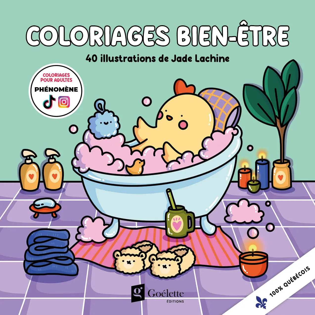 Livre À Colorier Jade Lachine Coloriages Bien-Être
