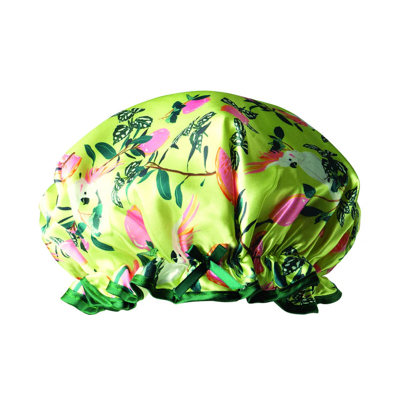 Bonnet Douche Rose Tropicale