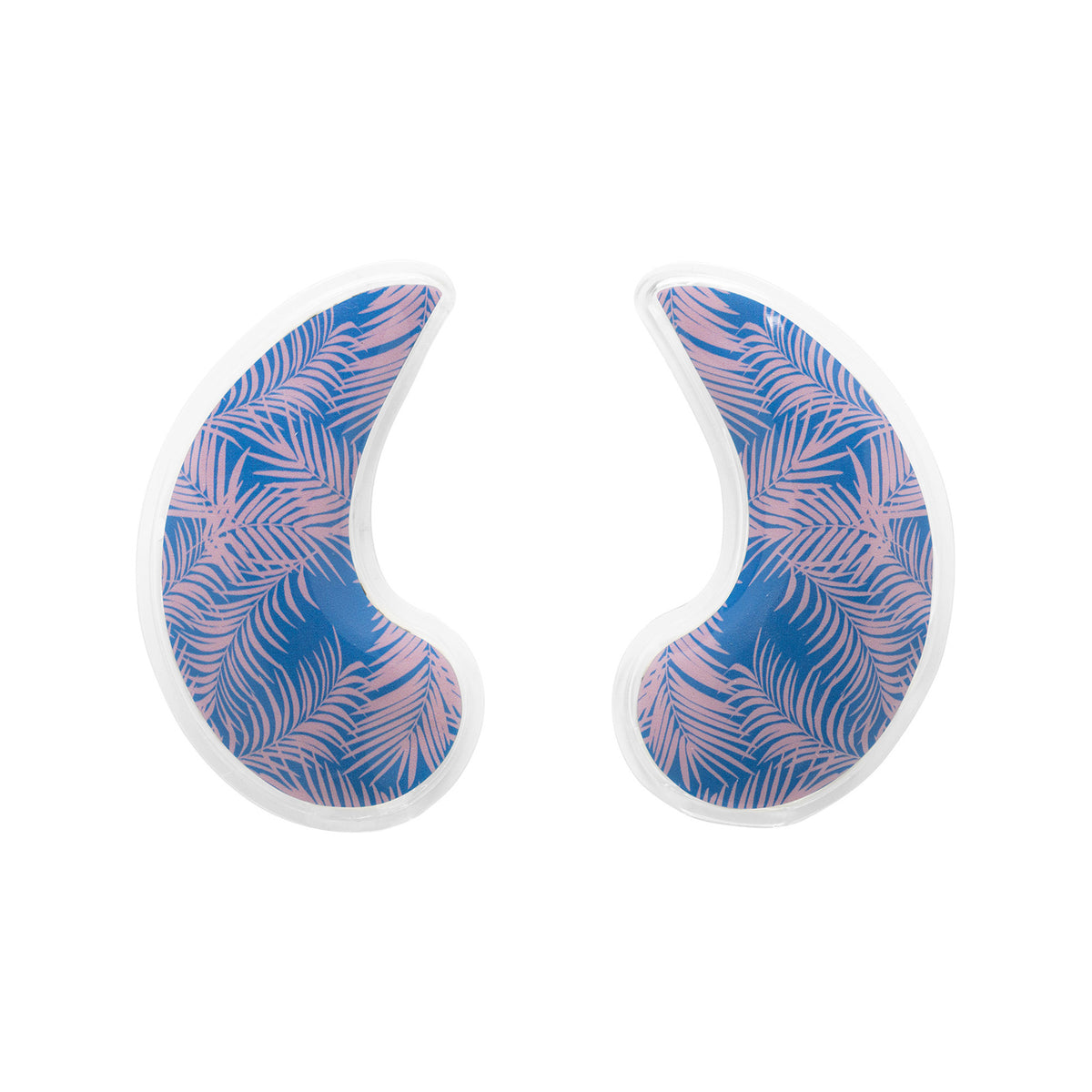 Patch De Yeux Réutilisables Bleu Fleuri Rose