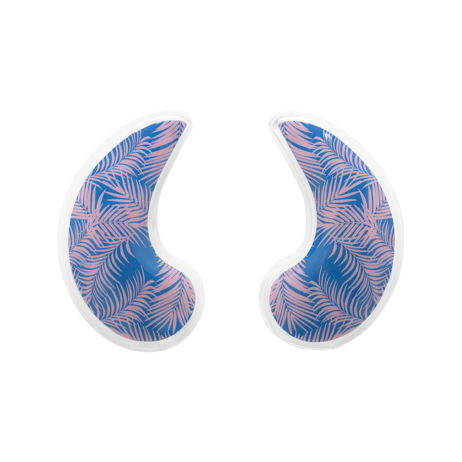 Patch De Yeux Réutilisables Bleu Fleuri Rose