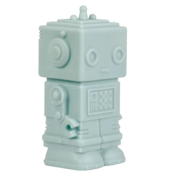 Petite Veilleuse Robot Bleu Fumé