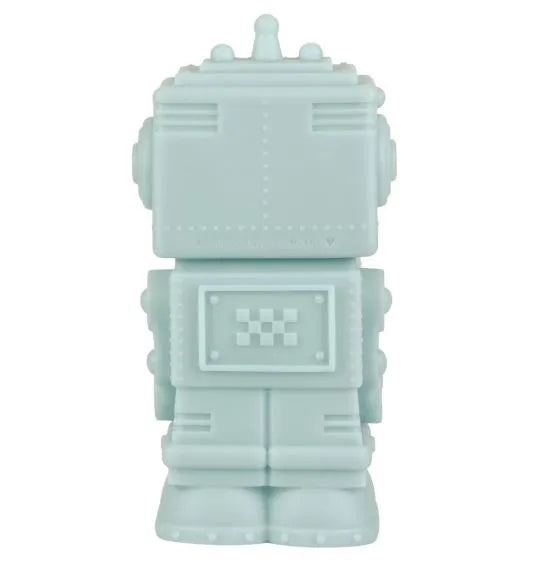 Petite Veilleuse Robot Bleu Fumé