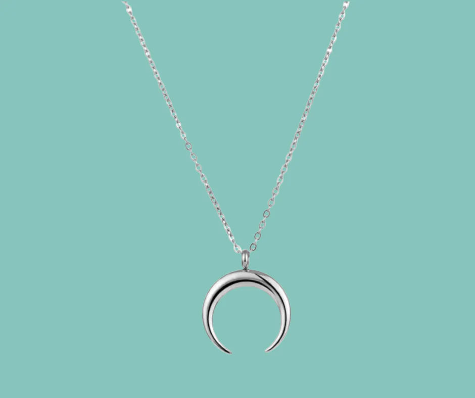 Collier Lune Argent