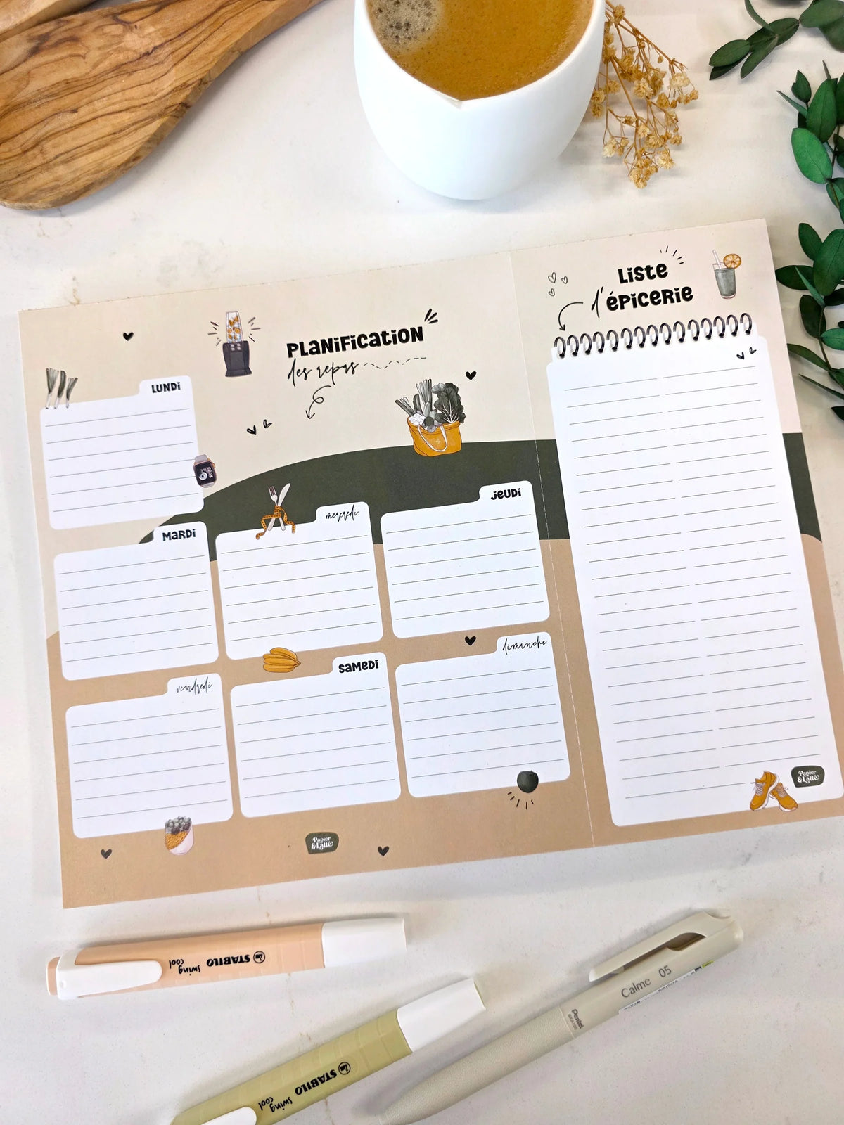 Planificateur De Repas Une Semaine Qui Mijote