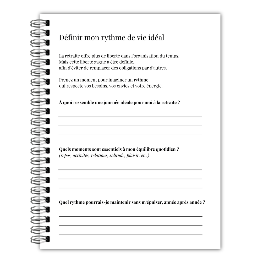 Livre Mon Journal De Retraite