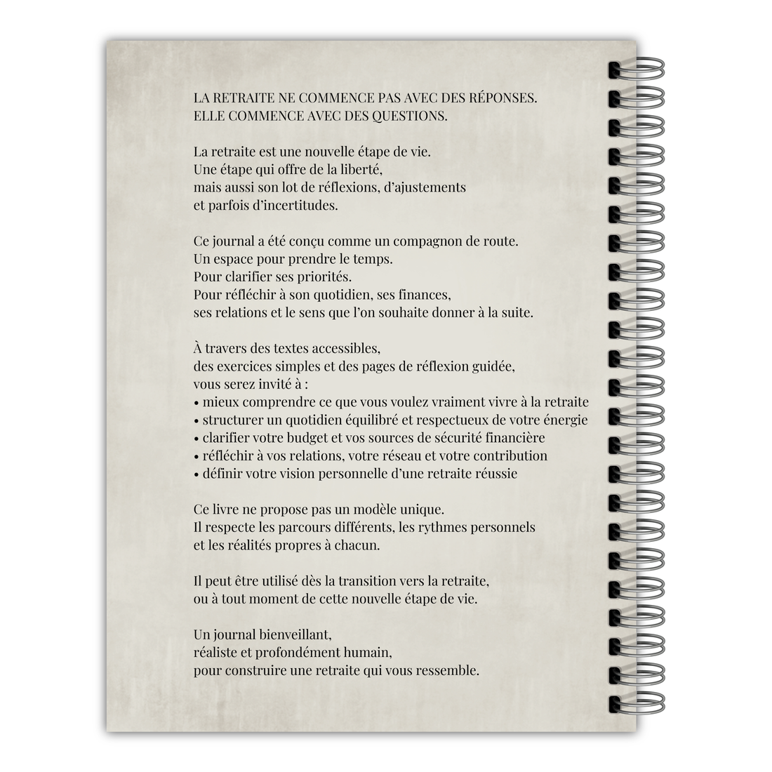 Livre Mon Journal De Retraite