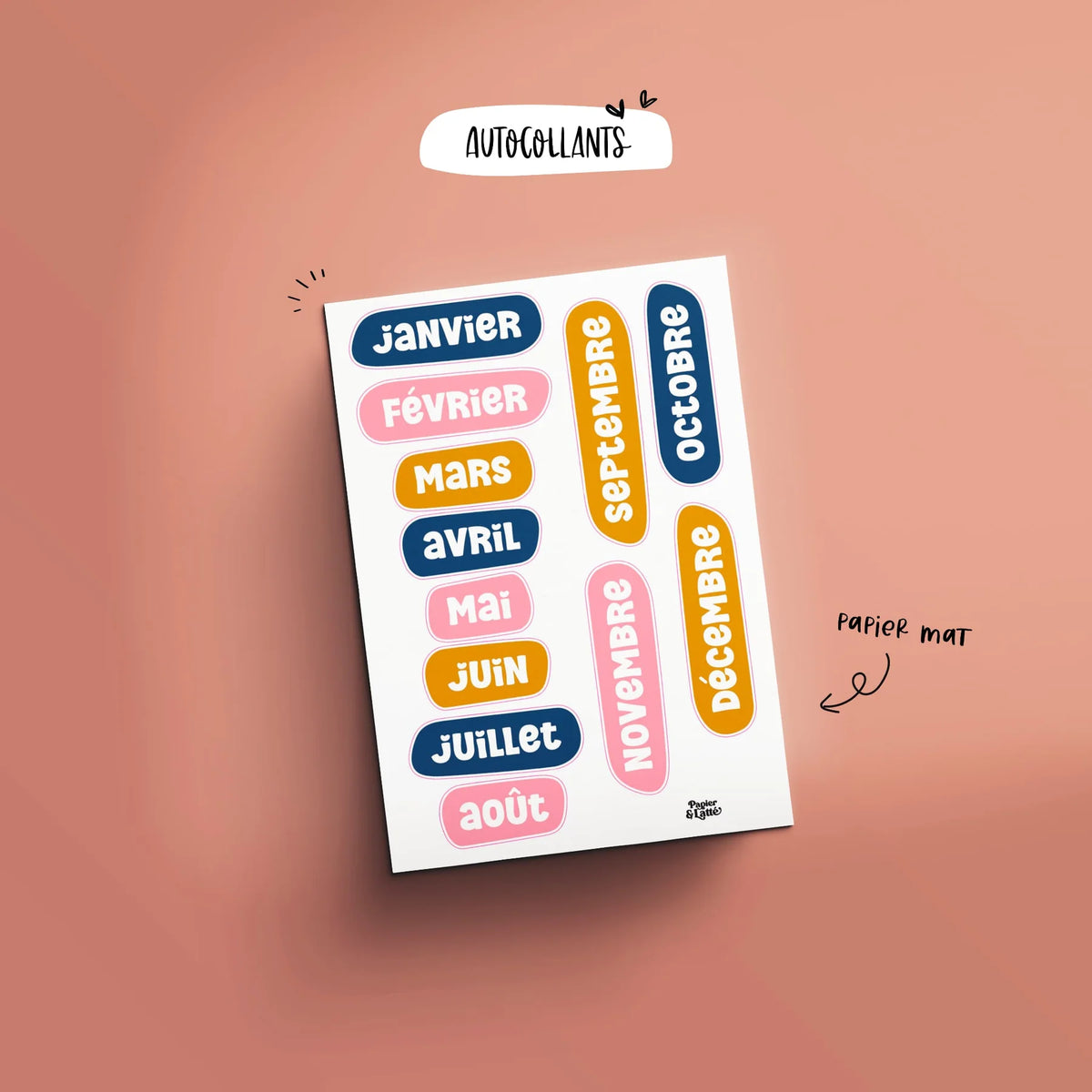 Autocollant - Mois - 6e Édition