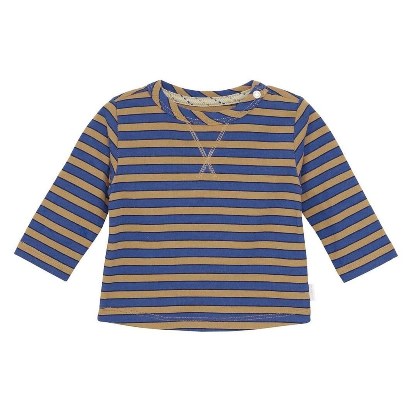 T-Shirt Manches Longues Spicer Medium Brown Rayé