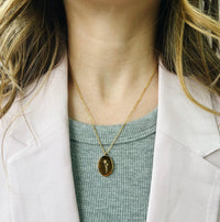 Collier Fleurs De Naissance Or - Octobre