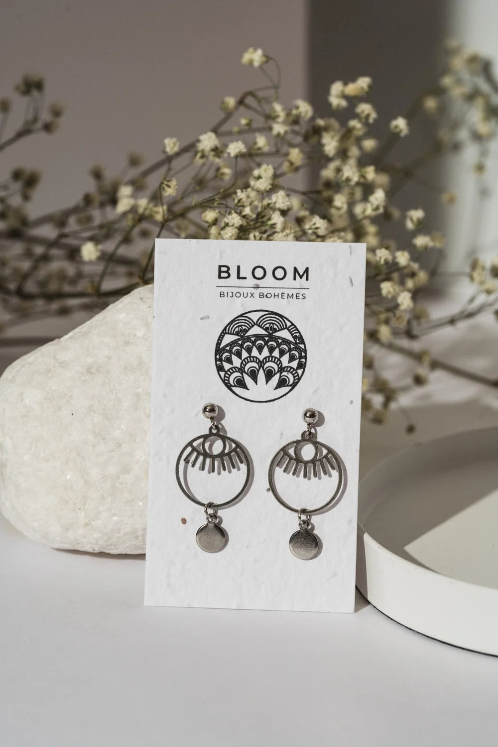Boucles D'oreilles Ojo Argent