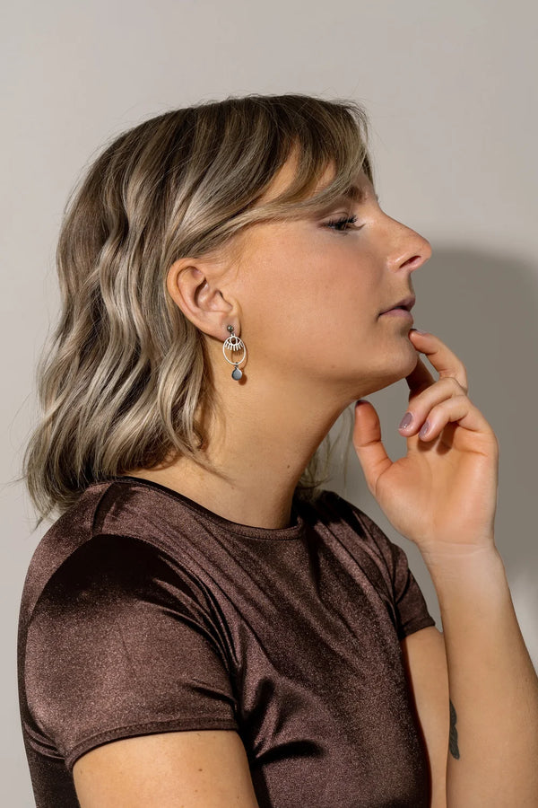 Boucles D'oreilles Ojo Argent
