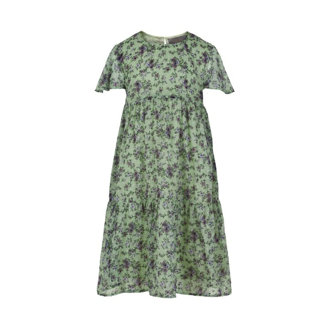 Robe Floral Verte