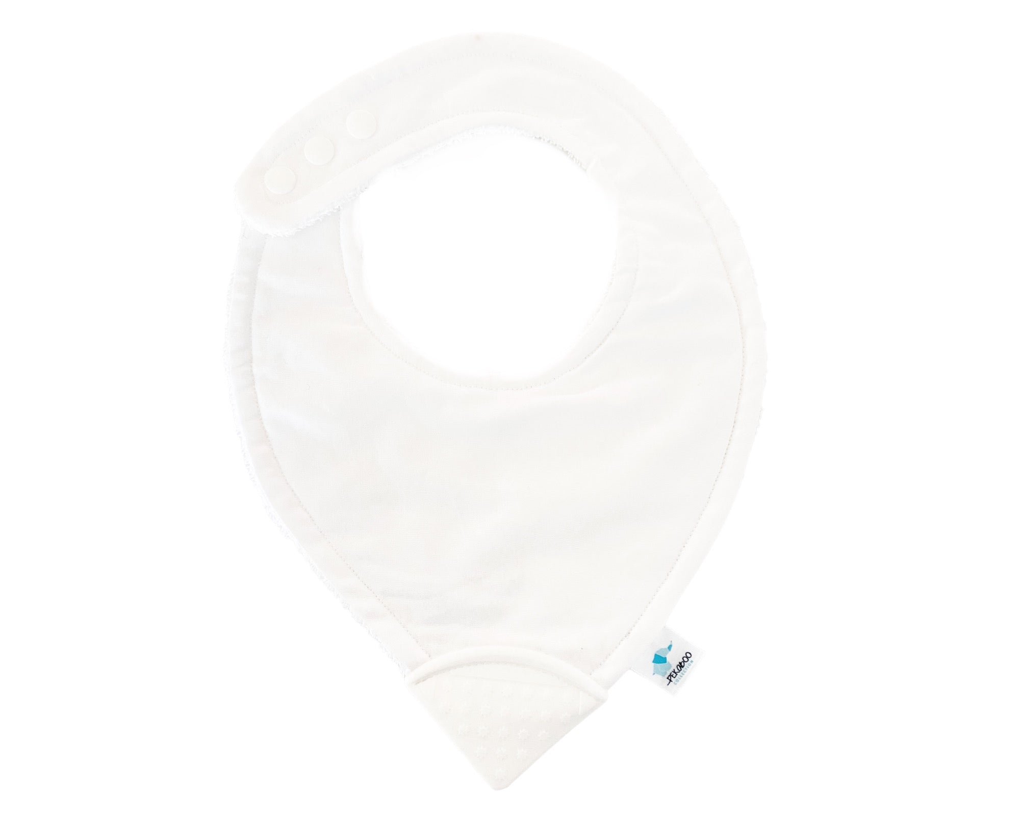 Bavoir Dentition Blanc