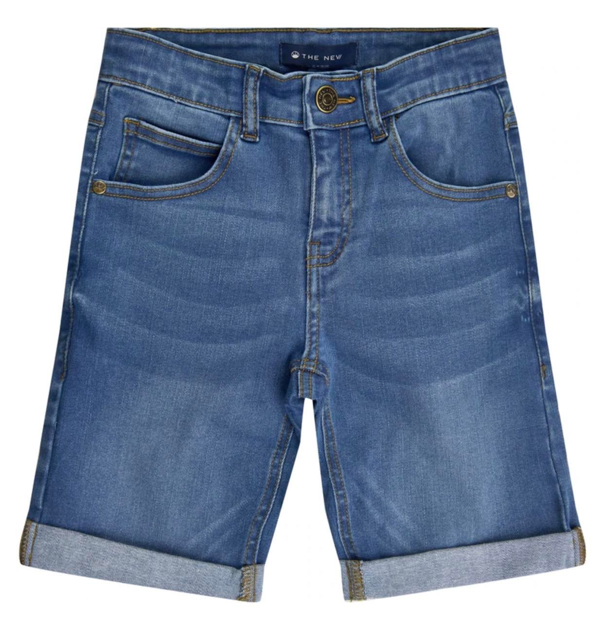 Short Long En Jean Bleu