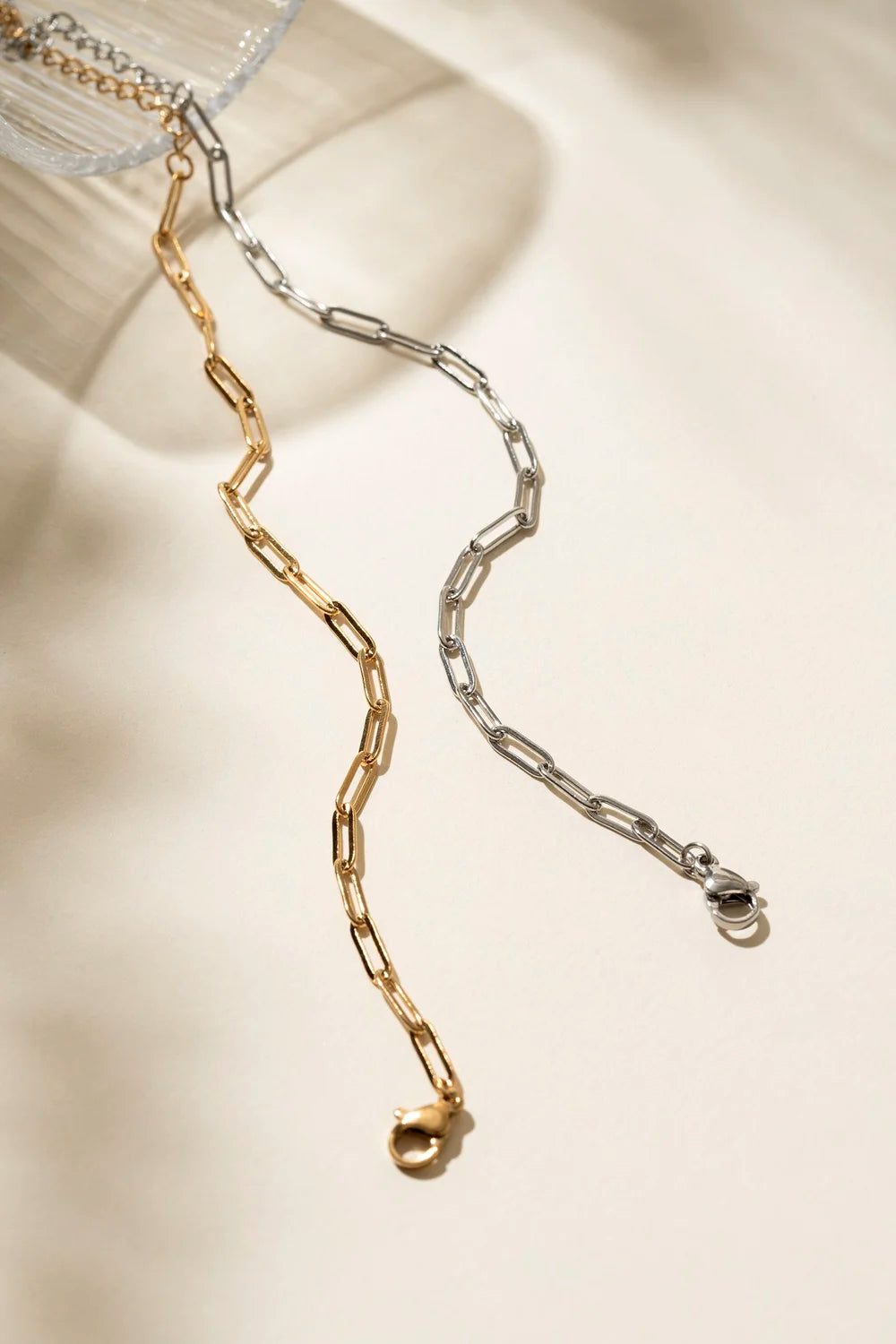 Bracelet Paperclip Or