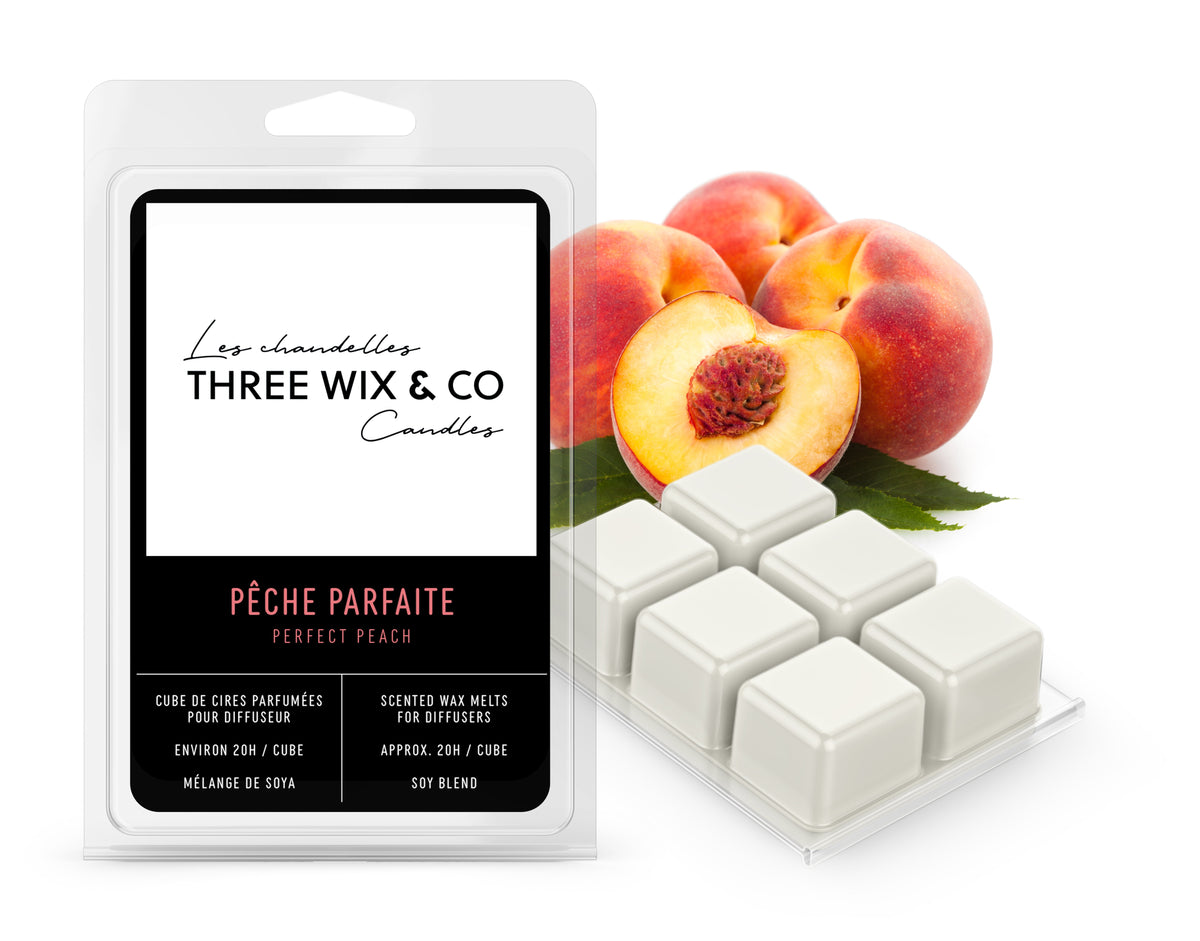 Cube De Cires Parfumées Pour Diffuseur Pêche Parfaite