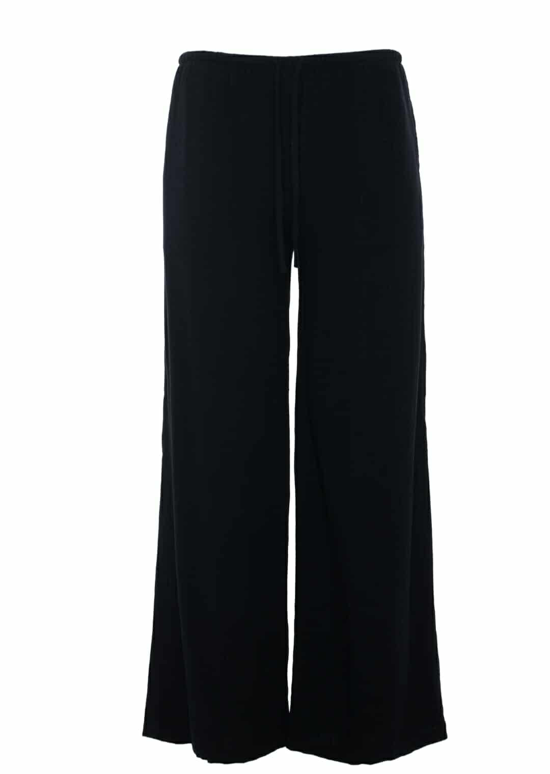 Pantalon En Lin Timeless Noir