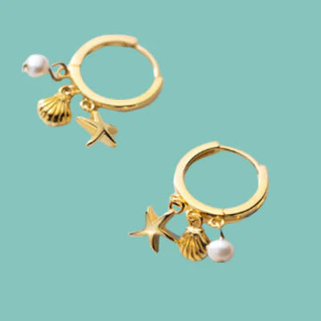 Boucles D'Oreilles Play Del Rey Or