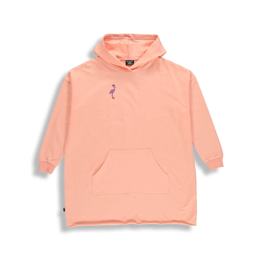 Poncho Flamingo Tropical Peach Femme