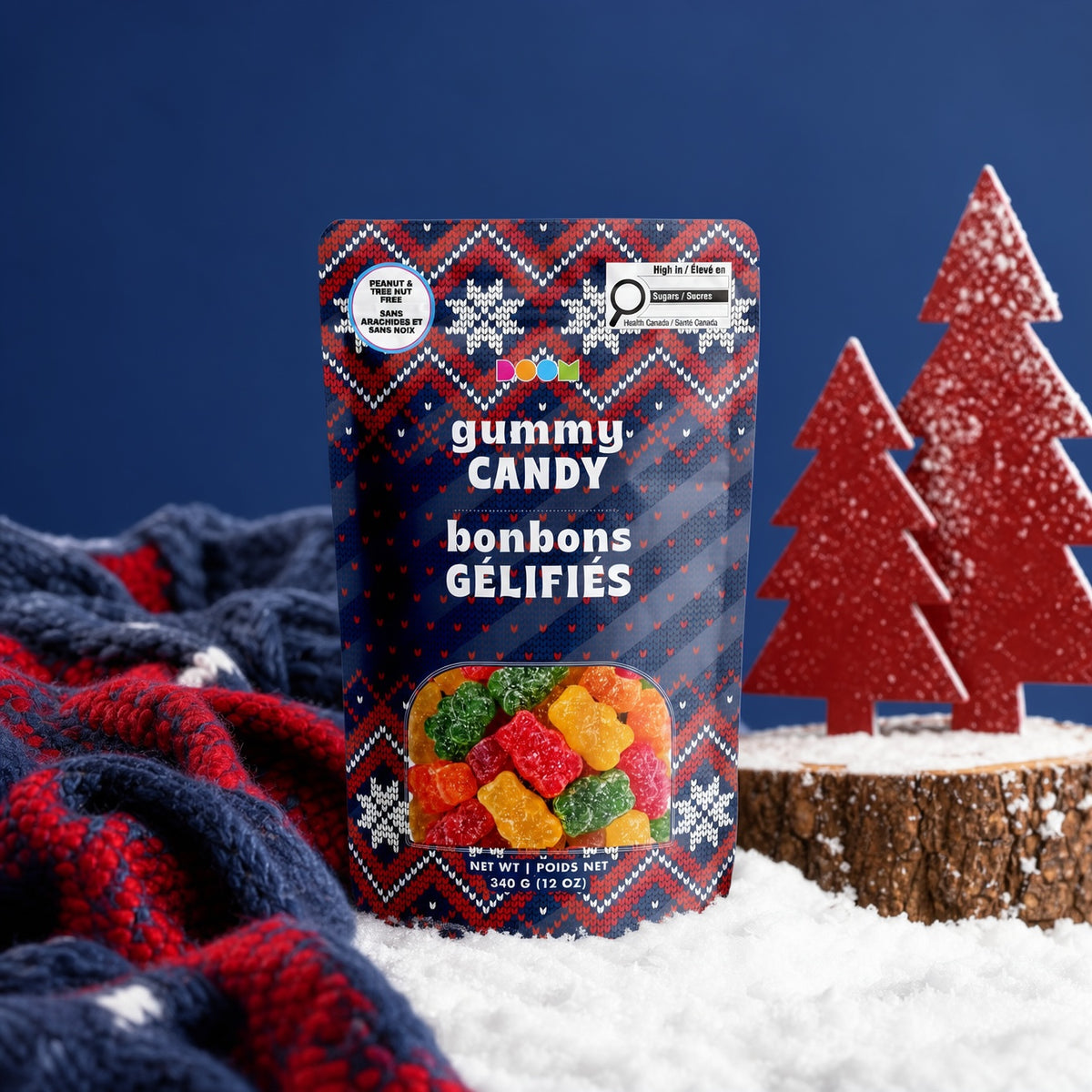 Bonbons Nounours Gélifiés Acidulés Pull D'hiver