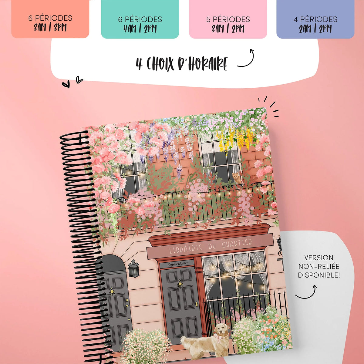 Planificateur Pour Enseignant Librairie Du Quartier - 2025-2026