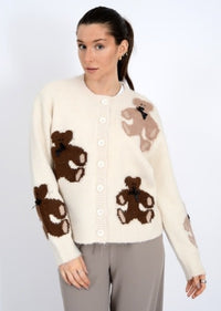 Cardigan Waldrada À Manches Longues Et Col Rond