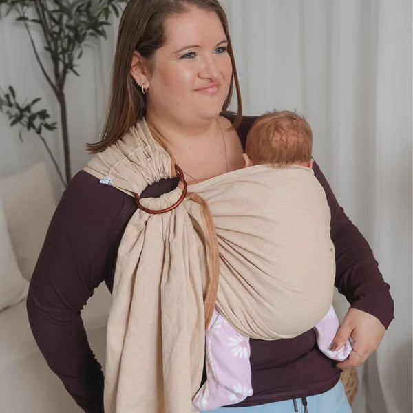 Écharpe Ajustable Lin Ring Sling Latte