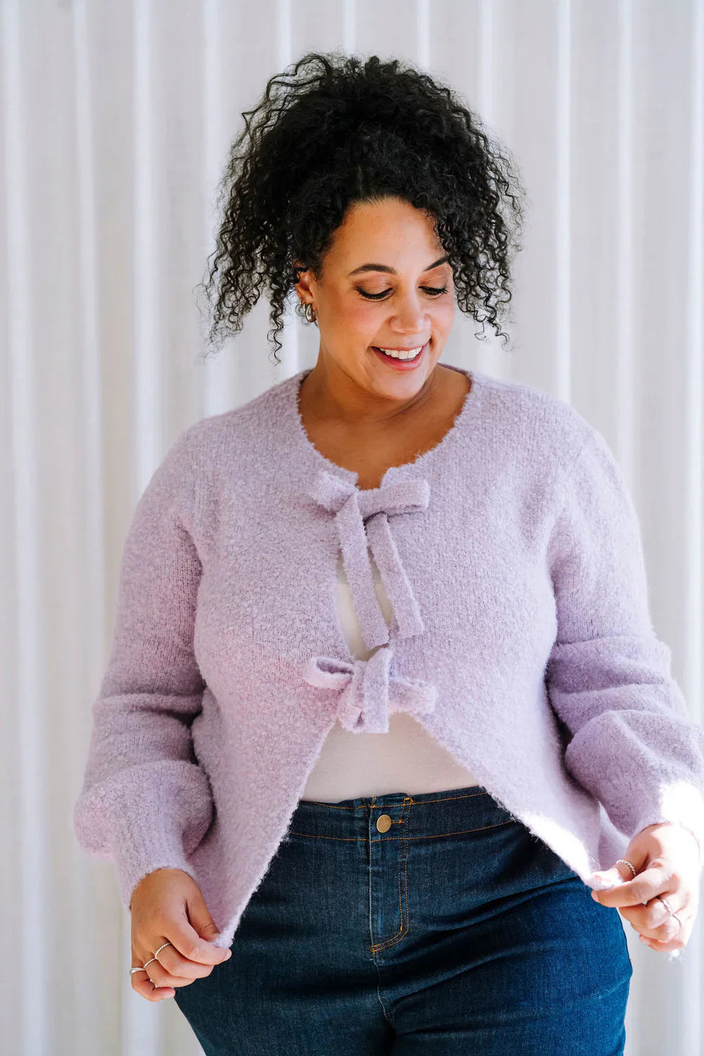Cardigan Denise lilas