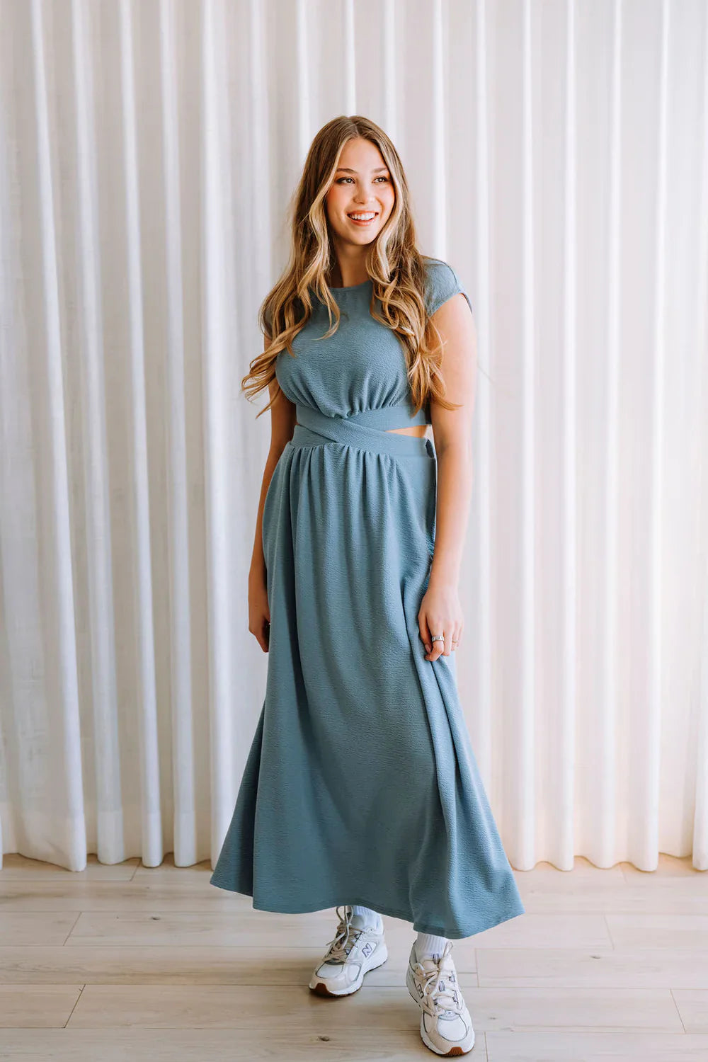 Robe Longue Juliet Bleu Niagara