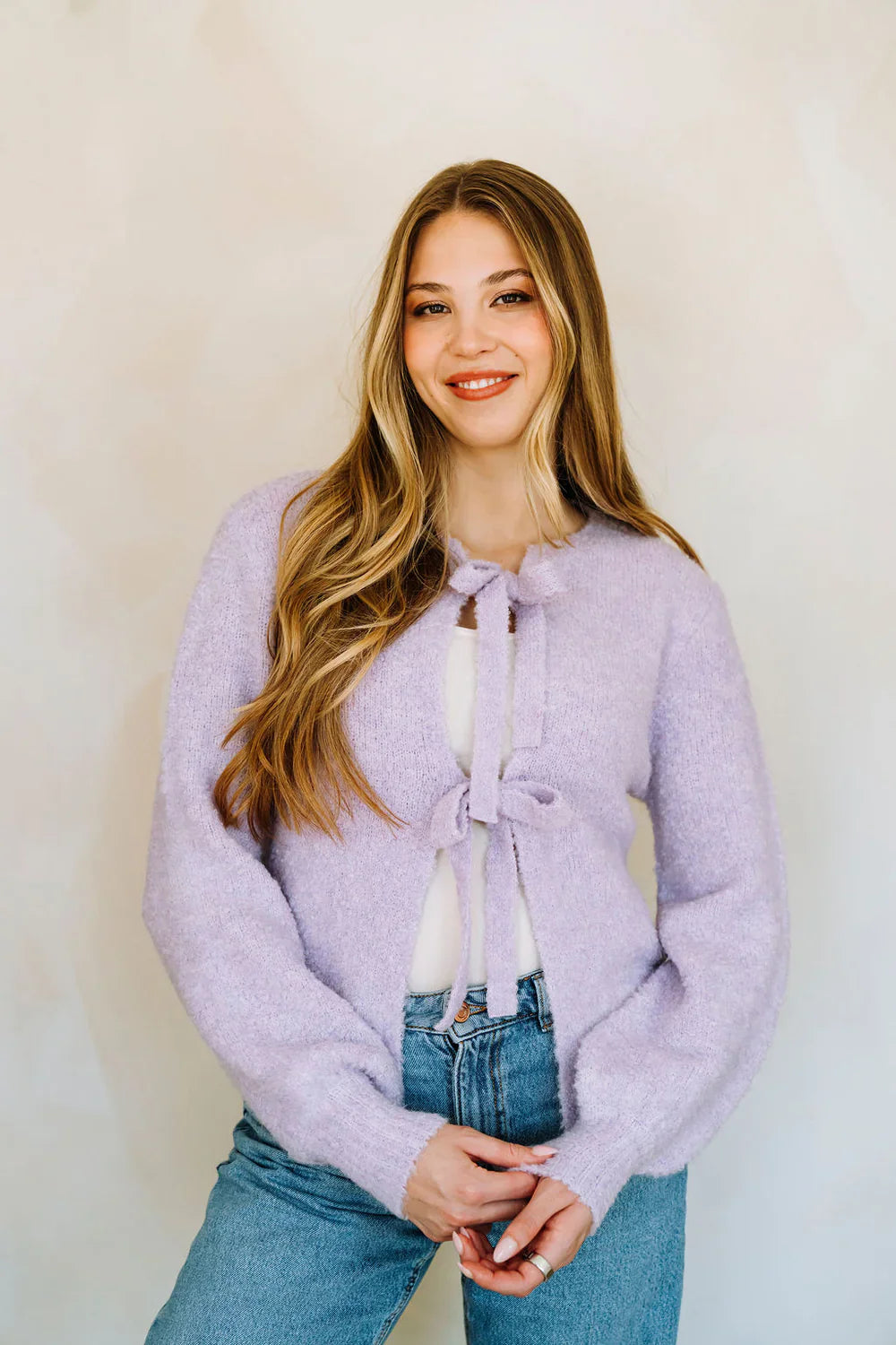 Cardigan Denise lilas