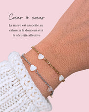Bracelet Adulte Coeur À Coeur Or