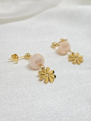 Boucles D'oreilles Marguerite Or