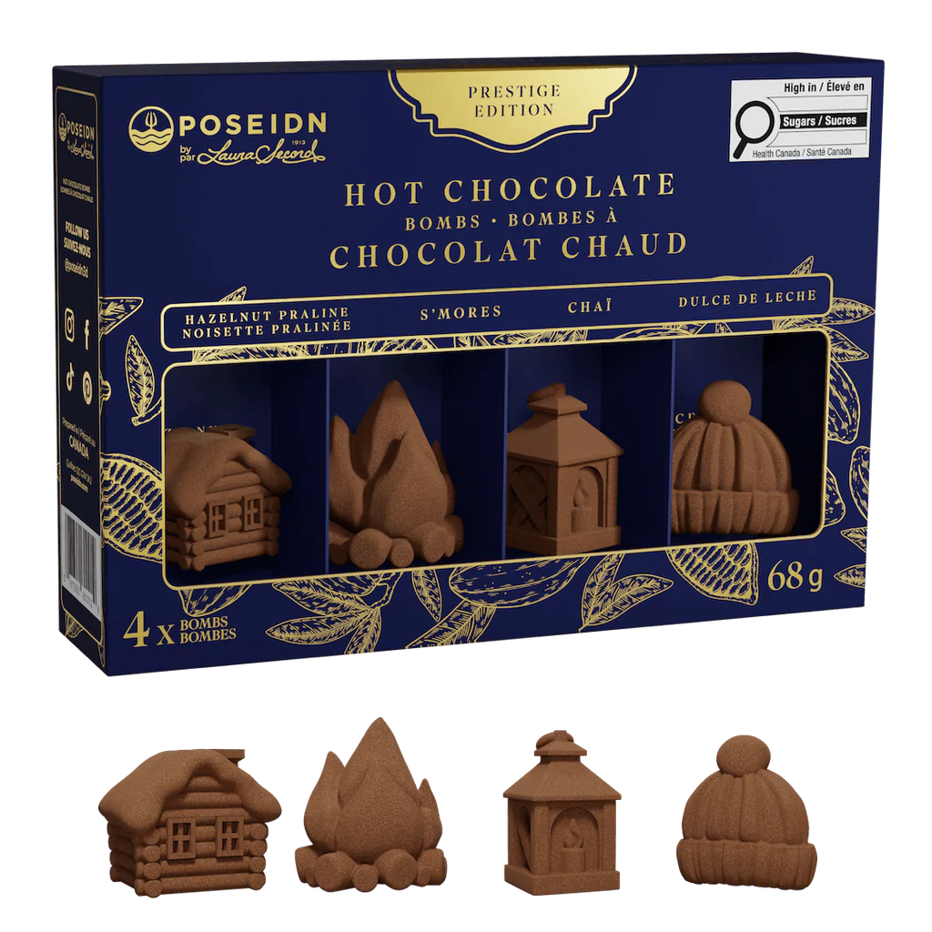 Coffret Variété De Chocolats Chauds Saphir (4 Bombes)