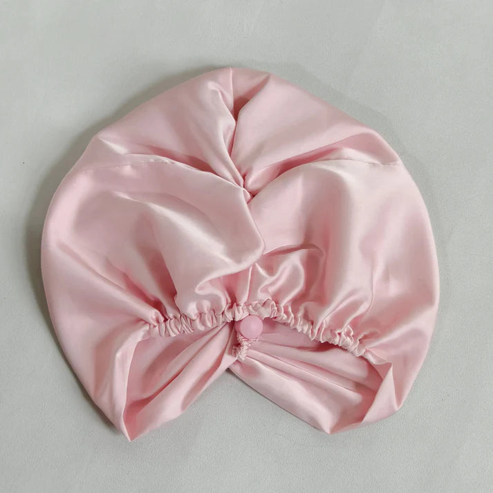 Bonnet En Satin Rose
