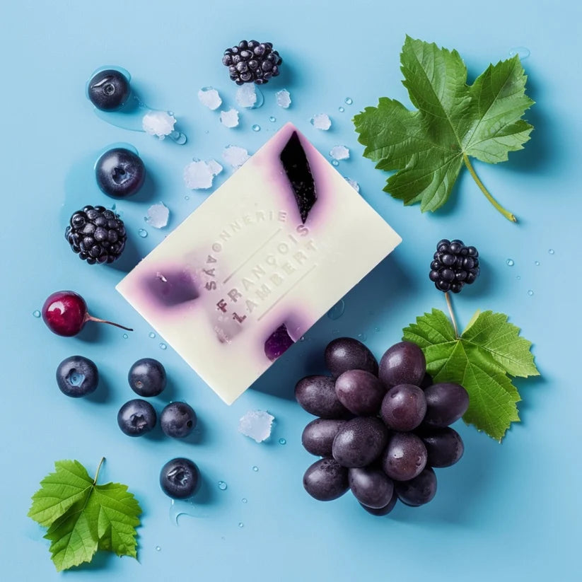 Savon Au Lait De Brebis Bleuet & Raisin - N.37
