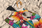 Serviette Microfibre Fleurs De Tahiti