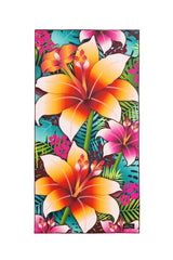 Serviette Microfibre Fleurs De Tahiti