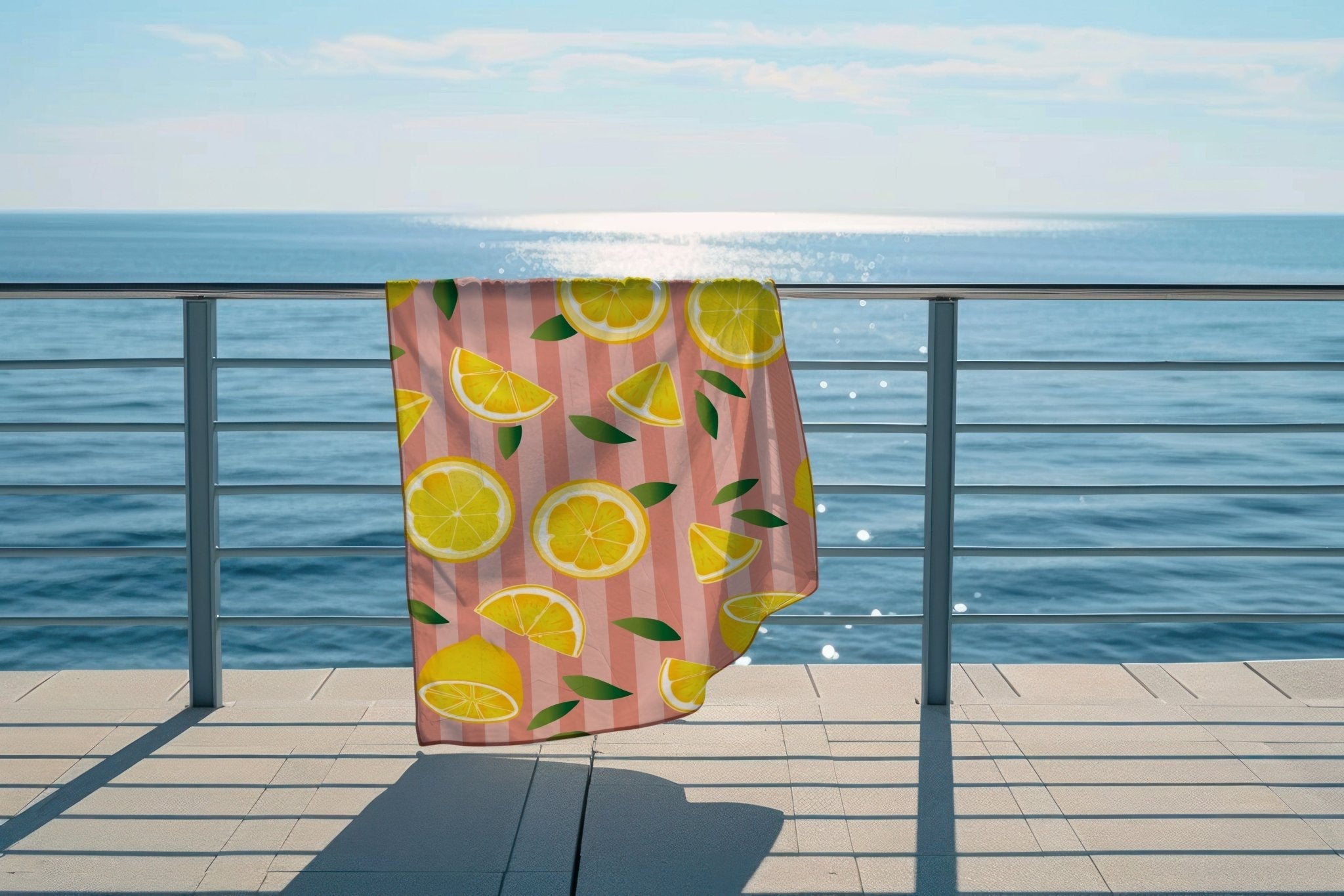 Serviette Microfibre Rose Citron XL