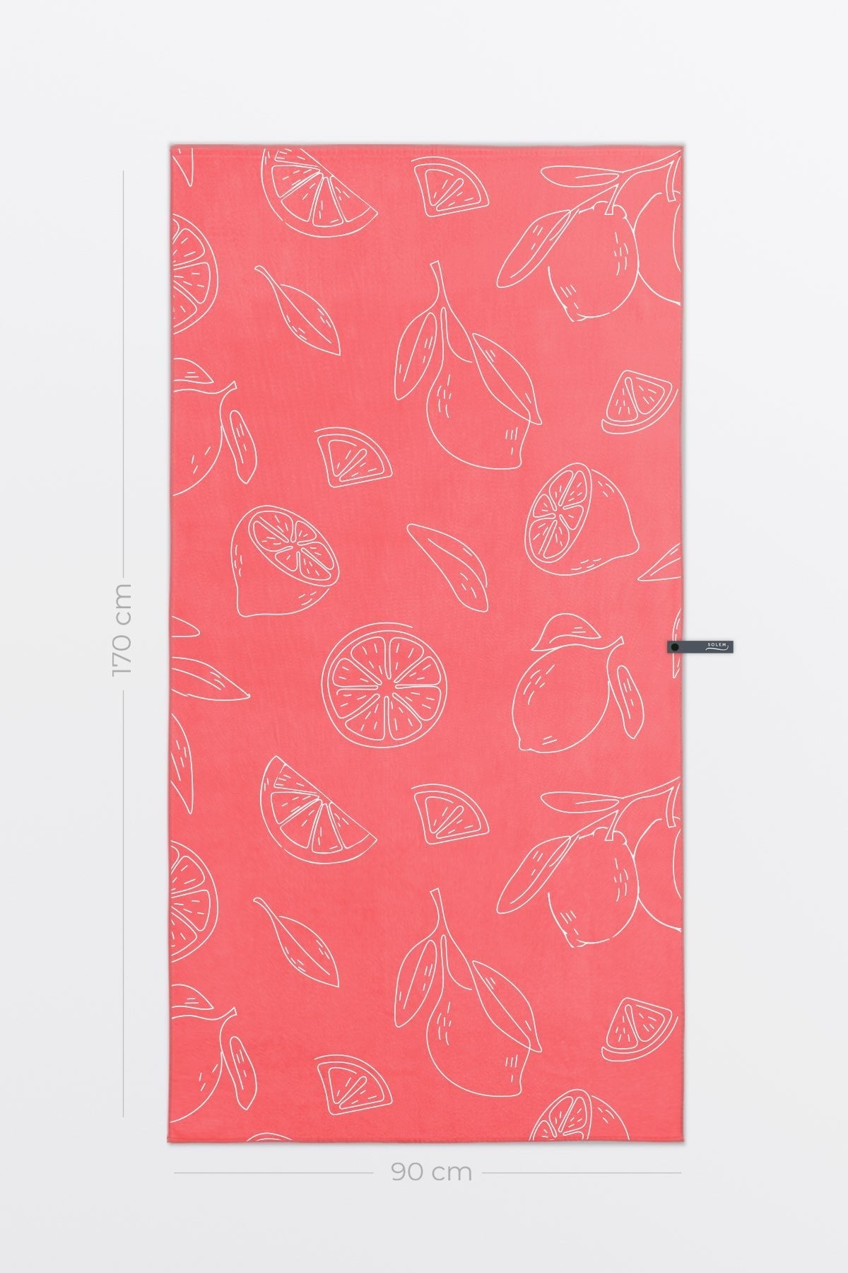Serviette Microfibre Rose Citron