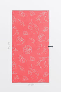 Serviette Microfibre Rose Citron