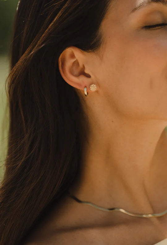 Boucles D'oreilles Daisy Vermeil