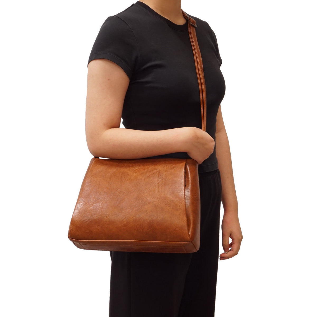 Sac À Bandoulière Mattie Camel