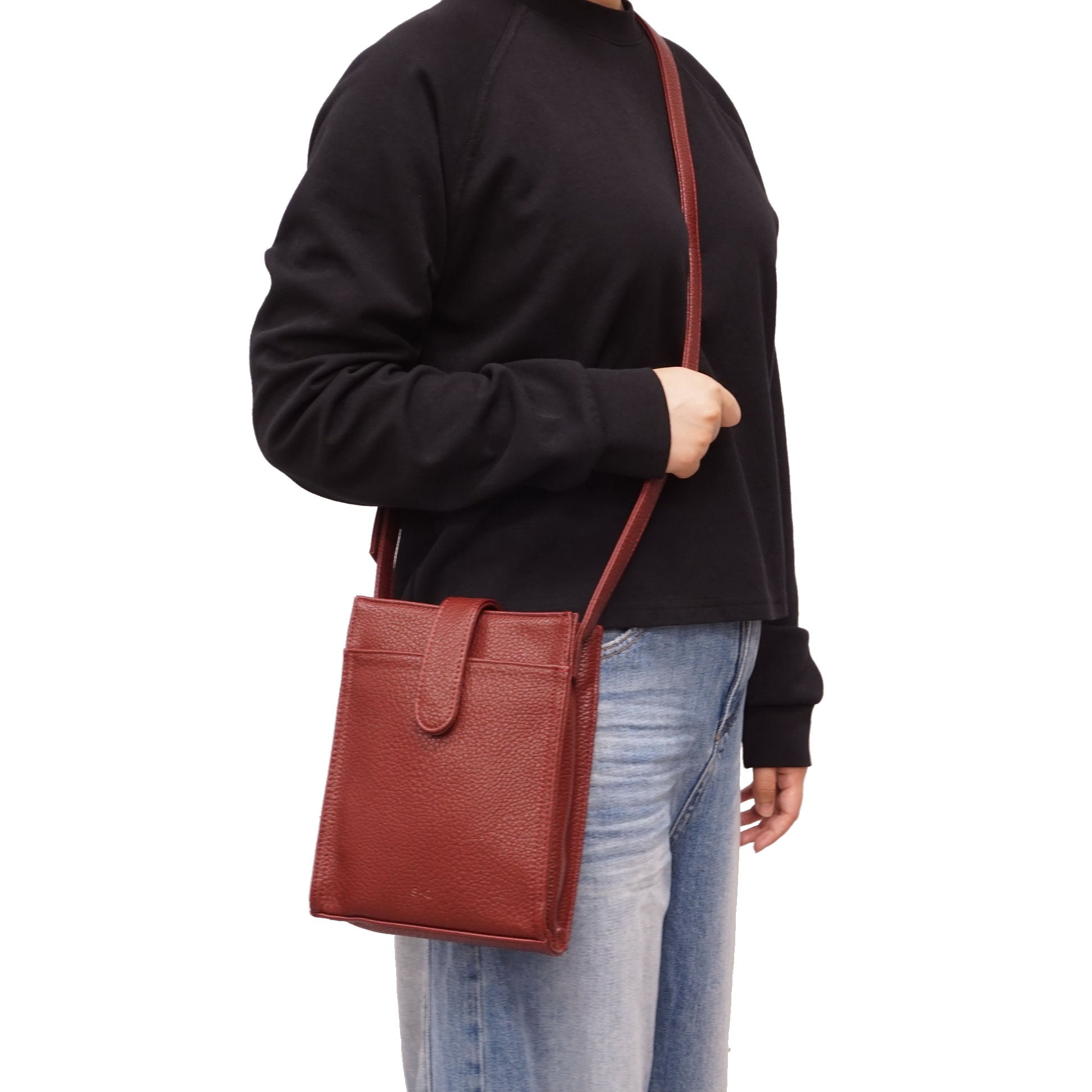 Sac À Bandoulière Colin Maroon