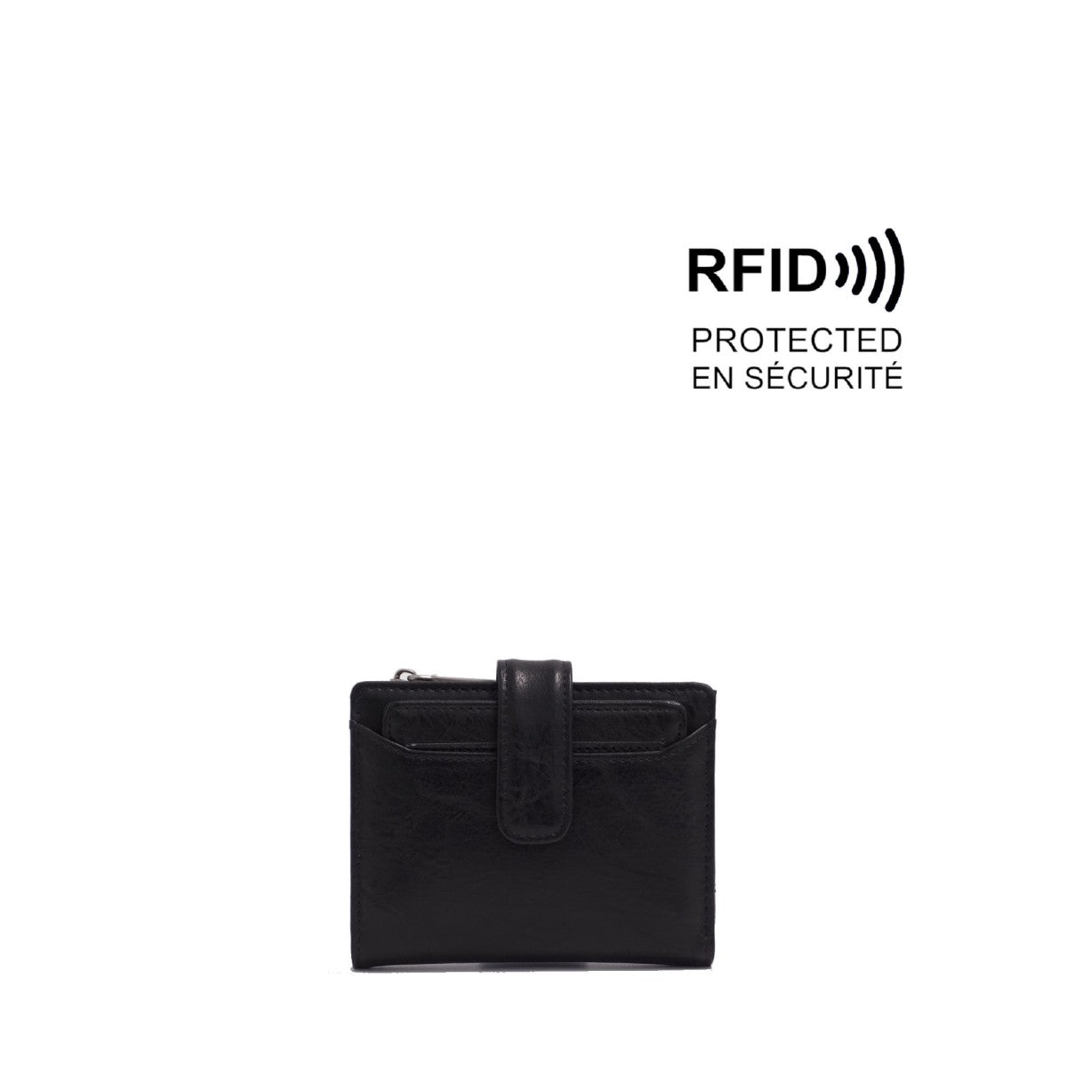 Portefeuille 2-En-1 Mirka Black