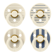 Suce Original Ivory Vanilla Mix/Pin Ivory Steel Blue Mix 6-18 Mois (Paquet De 4)