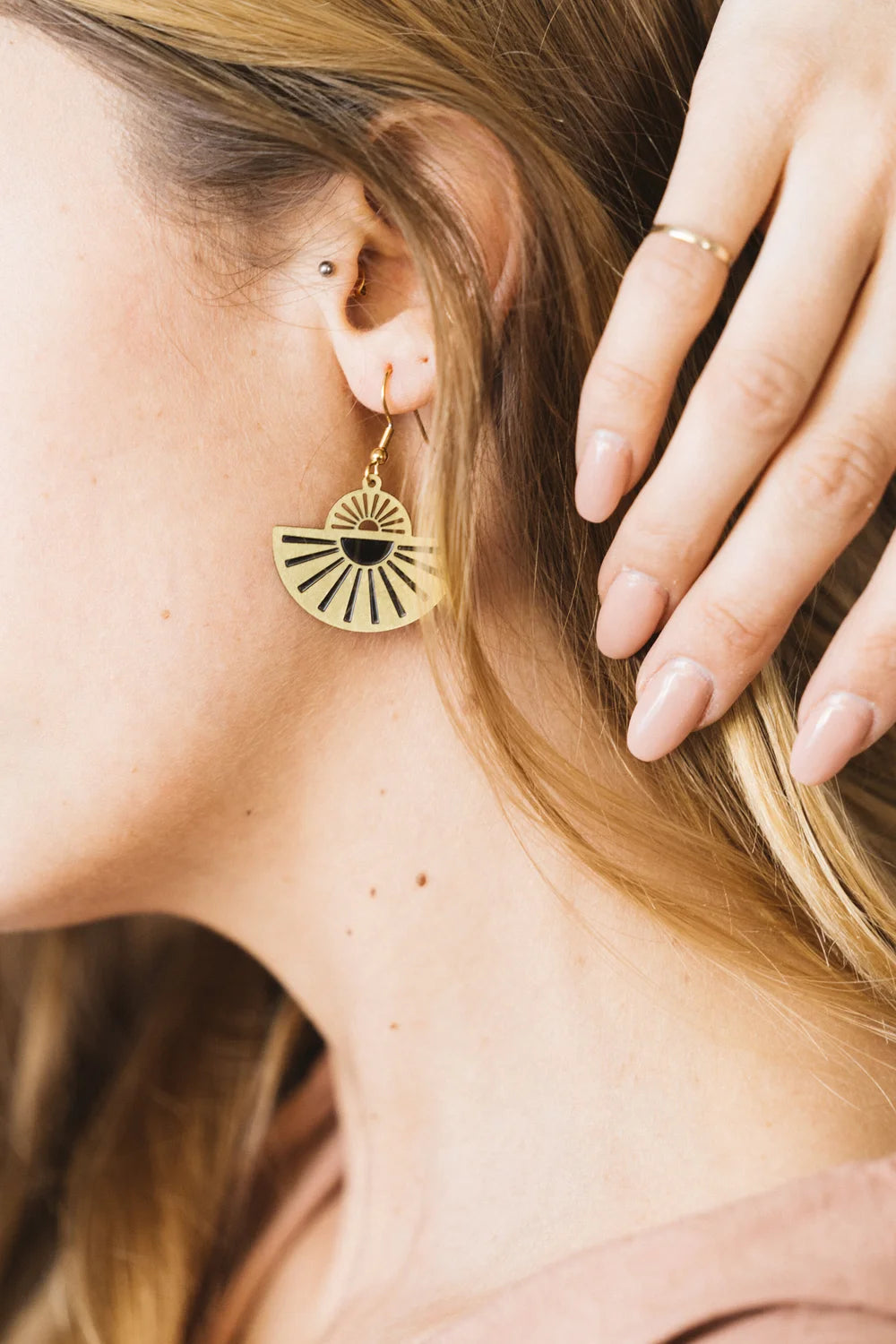 Boucles D'oreilles Sunset Or