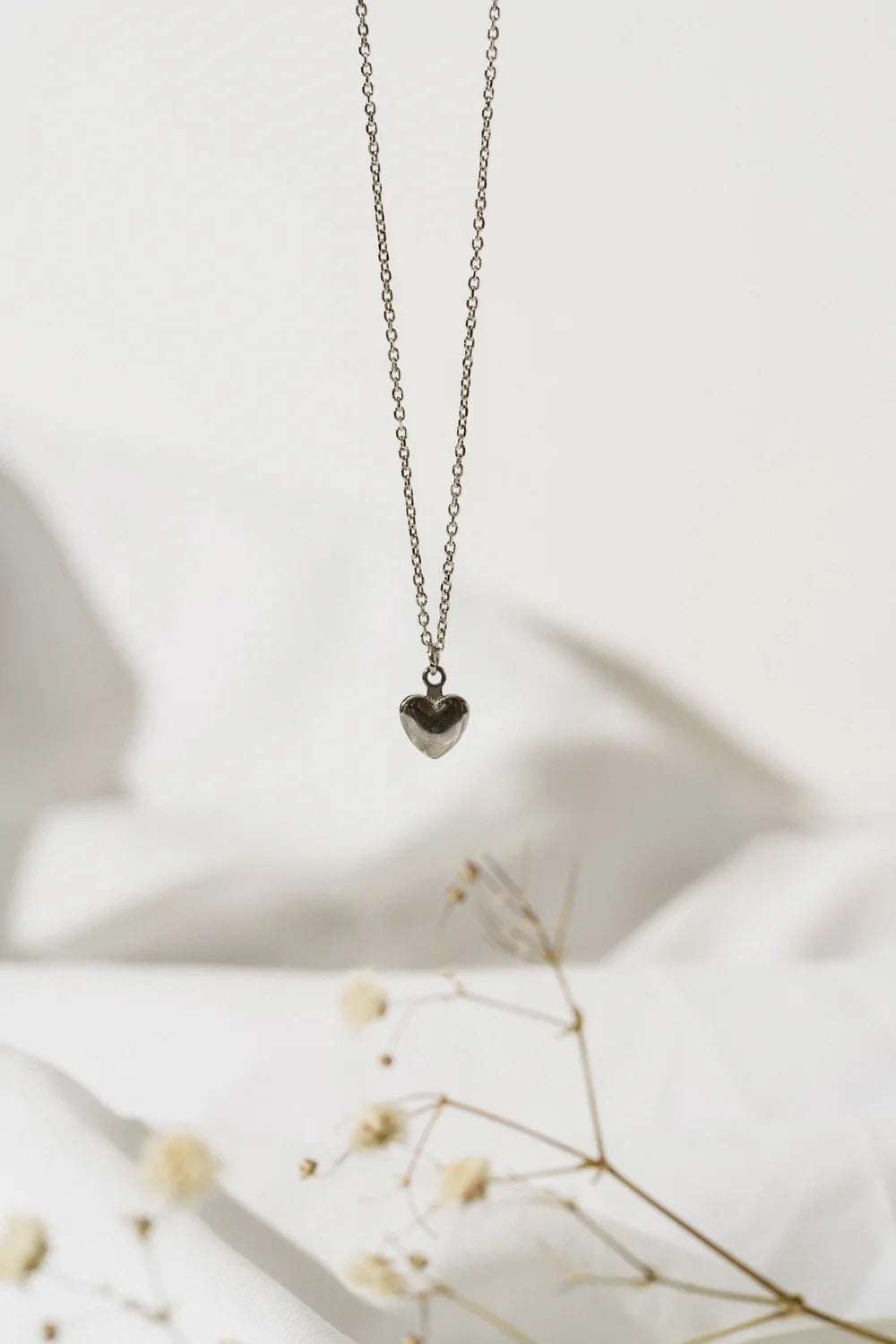Collier Sweetheart Argent